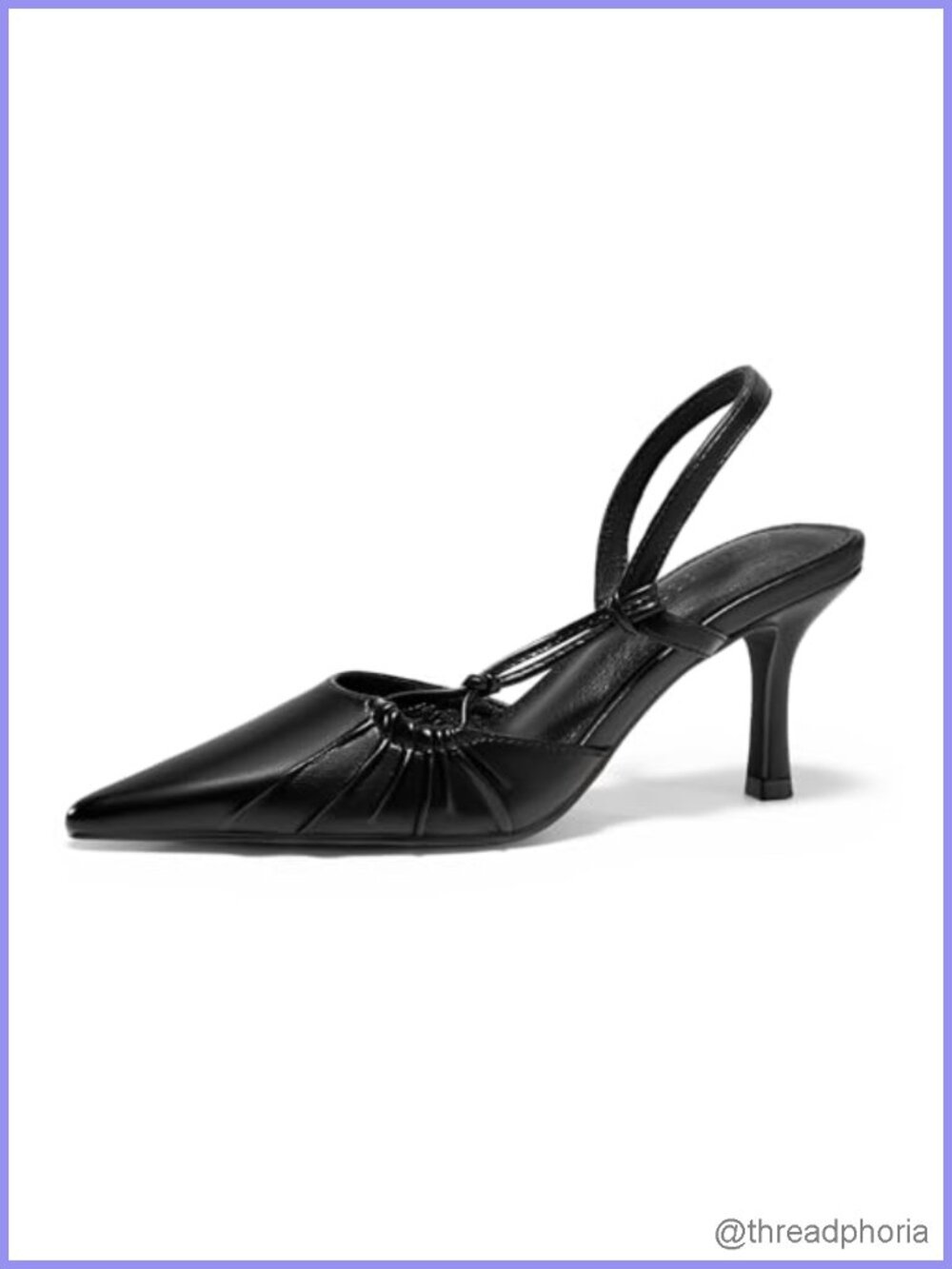 Women's Slingback Kitten Heels Closed Toe Pumps Wedding Party Shoes
